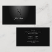 Carte De Visite Elegante moderne (Devant / Derrière)