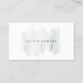 Carte De Visite Elégante Parties scintillant aquarelle (Devant)