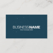 Carte De Visite Élégante Parties scintillant classique simple bleu (Devant)