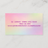 Carte De Visite Elégante Parties scintillant moderne Faux Lashes H (Dos)