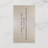 Carte De Visite Élégante Parties scintillant moderne gouttes, Lips (Dos)