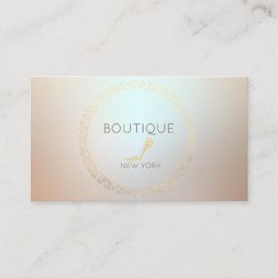 Carte De Visite Elégante Parties scintillant moderne talon haut, c