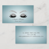 Carte De Visite Élégante Parties scintillant professionnelle de ch (Devant / Derrière)