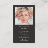 Carte De Visite Élégante parties scintillant rose en or brosse ros (Dos)