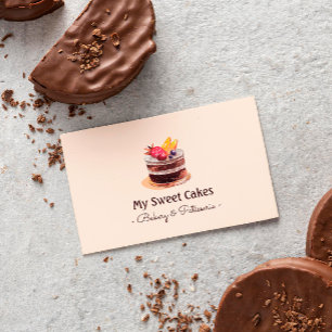 Carte De Visite Elégante pâtisserie pâtisserie pâtisserie pâtisser