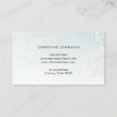 Carte De Visite élégante photo séquentielle (Dos)