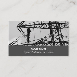 Carte de visite élégante pour experts en haute ten