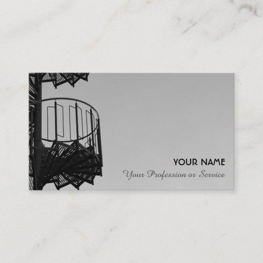 Carte de visite élégante pour les experts d'escala (Devant)