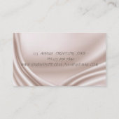 Carte De Visite Elégante Proffesional Moderne, Silhouette Face (Dos)