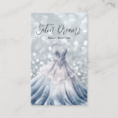 Carte De Visite Élégante robe de mariée Boutique nuptiale (Devant)