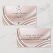 Carte De Visite Élégante Robe Moderne Et Élégante (Devant / Derrière)