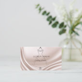 Carte De Visite Élégante Robe Moderne Et Élégante (Debout devant)