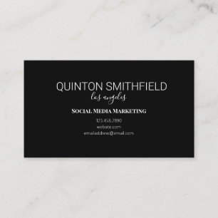 Carte De Visite Elégante rue Vintage City