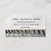 Carte De Visite Élégante signature de script holographique parties (Dos)