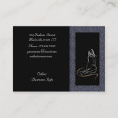 Carte De Visite Elégante styliste mode (Dos)