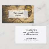 Carte De Visite Élégante superposition photo| Guide touristique (Devant / Derrière)