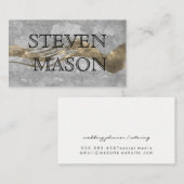 Carte De Visite Élégante texture chic (Devant / Derrière)