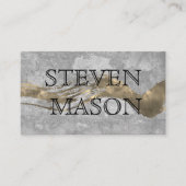 Carte De Visite Élégante texture chic (Devant)