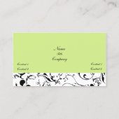 Carte De Visite Élégante vigne damasque (Dos)