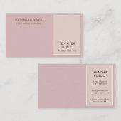 Carte De Visite Élégantes couleurs professionnelles Moderne Créati (Devant / Derrière)