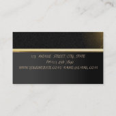 Carte De Visite Élégantes Lèvres De Luxe Professionnelles Chic (Dos)