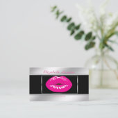 Carte De Visite Élégantes Lèvres Proffesionales Élégantes (Debout devant)