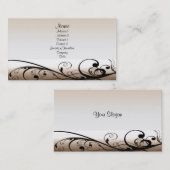 Carte De Visite Élégantes perruques (Devant / Derrière)