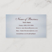 Carte De Visite Élégantes Tulipes Rouges Florales Dans La Mist De  (Dos)