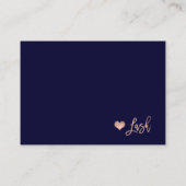 Carte De Visite Élégants coups de fouets après l'entretien de la m (Dos)