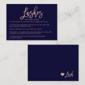 Carte De Visite Élégants coups de fouets après l'entretien de la m (Devant / Derrière)