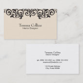 Carte De Visite Élément de design (Devant / Derrière)