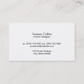 Carte De Visite Élément de design (Dos)