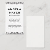 Carte De Visite Élément Fantaisie Minimaliste (Devant / Derrière)