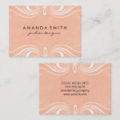 Carte De Visite Eléments chics (Devant / Derrière)