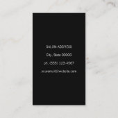 Carte De Visite Éléments | Luxueux, sophistiqué (Dos)