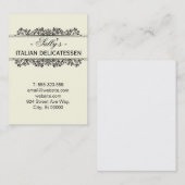 Carte De Visite Éléments naturels | Delicatessen (Devant / Derrière)