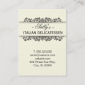 Carte De Visite Éléments naturels | Delicatessen (Devant)