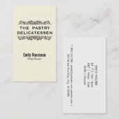 Carte De Visite Éléments naturels | Delicatessen 2 (Devant / Derrière)