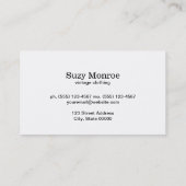 Carte De Visite Éléments ornés (magenta) (Dos)