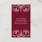 Carte De Visite Éléments soignés (Dos)