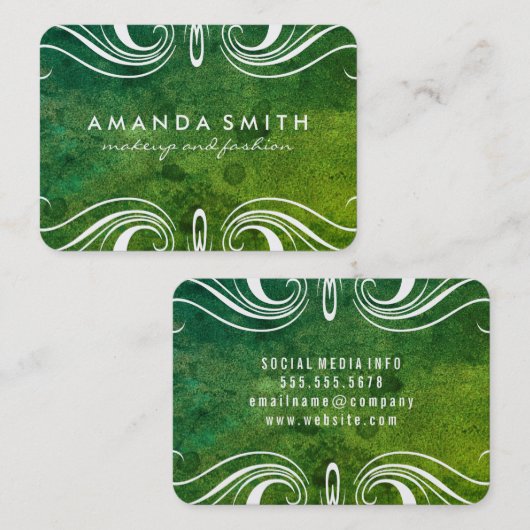 Carte De Visite Éléments soignés (Devant / Derrière)