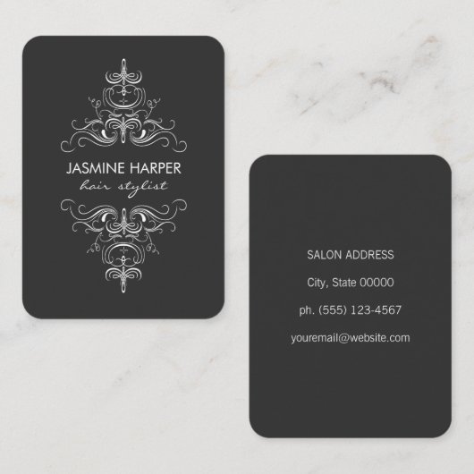 Carte De Visite Éléments soignés (Devant / Derrière)