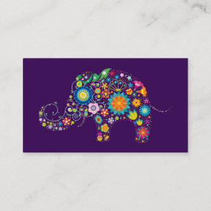 Carte De Visite Éléphant