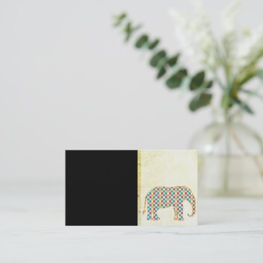Carte De Visite Eléphant (Debout devant)