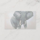 Carte De Visite Éléphant africain (Dos)