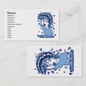 Carte De Visite Elephant_Bathing (Devant / Derrière)