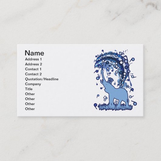 Carte De Visite Elephant_Bathing (Devant)