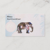 Carte De Visite Eléphant de graines de fée (Dos)
