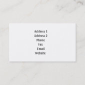 Carte De Visite Éléphant sur une corde raide (Dos)