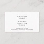 Carte De Visite Elephants et ballons Whimsical Services de garde d (Dos)